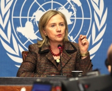  Hillary Clinton as secretary of state in 2011. (United States Mission Geneva / CC BY-ND 2.0)